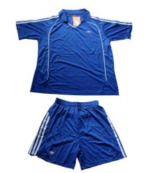 Bộ quần áo bóng đá ZHONG JIAN xanh dương k018