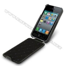 Bao da iPhone 4 Melkco Leather Case - Jacka Type (Đen)