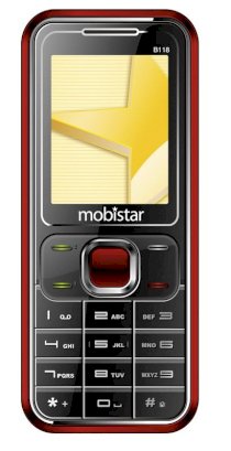 MOBISTAR B118 Black Red