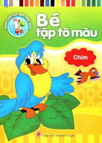 Bé tập tô màu - Chim