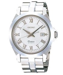 SEIKO SPB007J1 - White Dial Premier Automatic Mens Watch