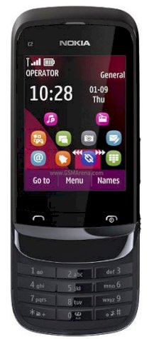 Nokia C2-02 (Nokia C2-02 Touch and Type) Chrome Black