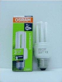 Bóng compact ánh sáng vàng OSRAM Star-11W