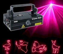 Đèn laser PAH quét tia màu hồng - Violet Red