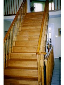 Cầu thang gỗ Mộc Dũng MD05-001
