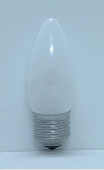 Bóng nến vỏ đục, đui vặn E14 OSRAM N-60W