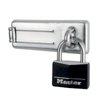 Pad cửa bằng thép kết hợp khóa chìa Master Lock 9150704EURDBLK