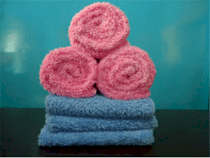 Khăn tắm siêu hút chất liệu sợi polyester