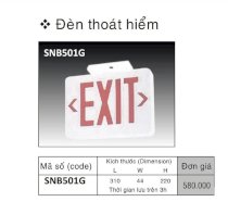 Đèn thoát hiểm Duhal SNB501G