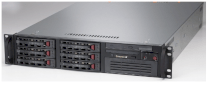Server SuperMicro USA 2U Server Rack SC822T-400LPB (Intel Xeon X3430 2.40GHz, RAM 2GB, HDD 250GB SATA, 400watt)