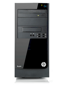 Máy tính Desktop HP Pro 3300 Microtower PC G850 (Intel Pentium G850 2.90GHz, RAM 4GB, HDD 500GB SATA, VGA NVIDIA GeForce GT 420, Windows 7 Professional, Không kèm màn hình)