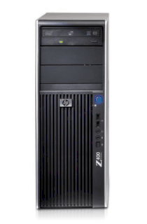 HP Z400 Workstation (FM058UA) (Intel Xeon Quad-Core Processor W3550 3.06GHz, RAM 3GB, HDD 320GB, VGA NVIDIA Quadro FX1800, Windows 7 Professional 64-bit, Không kèm màn hình)