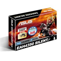 Asus EAH4350 SILENT/DI/256MD2(LP) (ATI Radeon HD 4350, DDR2 256MB, 32 bit, PCI-E 2.0)