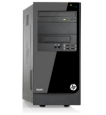 Máy tính Desktop HP Pro 3405 Microtower PC (XZ934UT) (AMD Quad-Core A6-3650 2.6GHz, RAM 2GB, HDD 250GB, VGA AMD Radeon HD graphics, Windows 7 Professional 32, Không kèm màn hình)