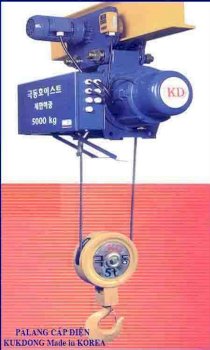 Palăng cáp dầm đơn Kukdong KD2.4KW