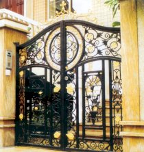 Cửa cổng mạ kẽm sơn tĩnh điện Viillafences MK-2