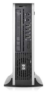 Máy tính Desktop HP Compaq 8000 Elite Ultra-slim Desktop PC (Alternate OS) AU248AV-LIN E3400 (Intel Celeron E3400 2.60GHz, RAM 2GB, HDD 250GB, VGA Onboard, FreeDOS, Không kèm màn hình)