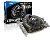 MSI N550GTX-Ti Cyclone II 1GD5 (NVIDIA GeForce GTX 550, GDDR5 1024MB, 192 bit, PCI-E 2.0)