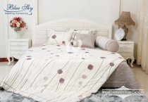 Bộ chăn ga gối Blue Sky HV29 - 100% Cotton ĐB