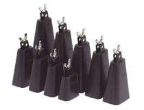 Tycoon Black Powder Coated Cowbell-TW