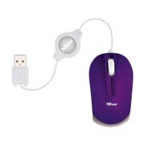 Trust Nanou Retractable Micro Mouse - Purple