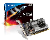 MSI N210-D512D2 (NVIDIA GeForce GT 210, GDDR2 512MB, 64 bit, PCI-E 2.0)