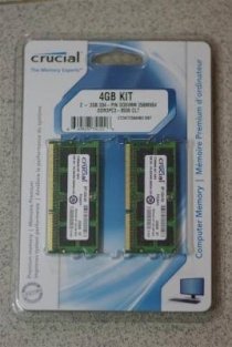 Crucial 4GB (2x 2 GB) Bus 667 PC2 5300 KIT for notebook