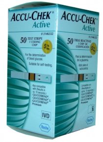 Que thử đường huyết Accu Chek Active 50