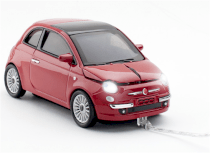 Chuột ôtô Clickcar FIAT 500 NEW wired red