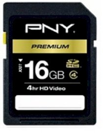 PNY SDHC 16GB 4hr HD Video (Class 4)