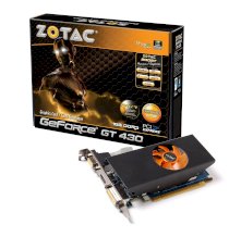 ZOTAC ZT-40603-10H (NVIDIA GeForce GT 430, GDDR3 1GB, 128-bit, PCI-E 2.0)