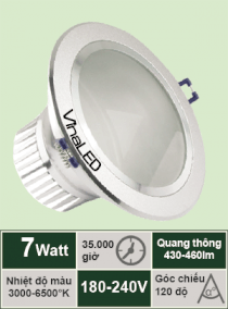 Đèn Led ốp trần VinaLed 7W