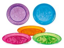 Bộ 5 đĩa nhựa Munchkin với chất liệu nhựa an toàn cho bé, Hoa Kỳ (10280)