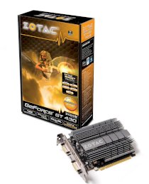 ZOTAC ZT-40601-20L (NVIDIA GeForce GT 430, GDDR3 1GB, 128-bit, PCI-E 2.0)