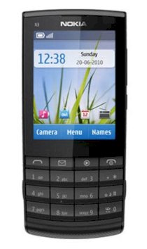 Nokia X3-02.5 Touch and Type Black