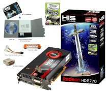 HIS HD 5770 H577F1GDG (ATI Radeon HD 5770, GDDR5 1024MB, 128-bit, PCI-E 2.1)(DiRT 2™ Game Coupon Inside)