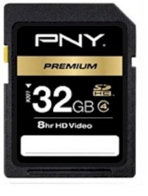 PNY SDHC 32GB 4hr HD Video (Class 4)