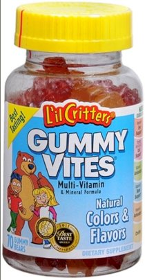 L'il Critters Gummy Vites Multi-Vitamin & Mineral Formula 70 viên