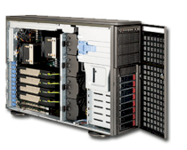 Server SSN T5520-GPU X5667 (Intel Xeon X5667 3.06GHz, RAM 4GB, HDD 150GB SAS 10K, Raid 10 Onboard)