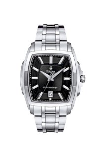 Đồng hồ Bulova Watch, Men's Precisionist Stainless Steel Bracelet 96B144