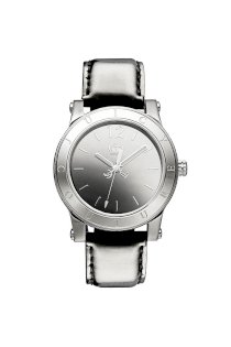 Đồng hồ Juicy Couture Watch, Women's HRH Silver Shiny Metallic Leather Strap 1900836