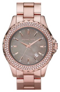 Đồng hồ đeo tay Michael Kors 'Runway' Grey Mother-of-Pearl