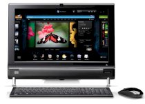 Máy tính Desktop HP TouchSmart 300z-1340 (AMD Athlon II X2 245e 2.9GHz, 4GB RAM, 750GB HDD, VGA ATI Radeon HD 3200, LCD 20 Inch, Windows 7 Home Premium)