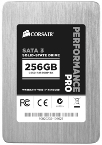 Corsair Performance Pro Series™ 256GB SATA-3 Solid-State Hard Drive CSSD-P256GBP-BK