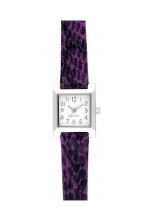 Đồng hồ Nine West Watch, Women's Purple Leather Strap NW-1213WTPR