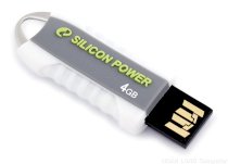 Silicon Power Unique 4GB - 530 (White) 2.0 USB Flash 