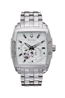 Đồng hồ Bulova Watch, Men's Automatic Stainless Steel Bracelet 96A122