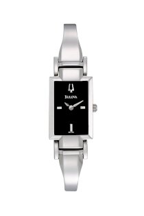 Đồng hồ Bulova Watch, Women's Stainless Steel Bangle Bracelet 96L138