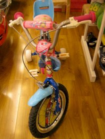 Xe đạp trẻ em màu xanh dương