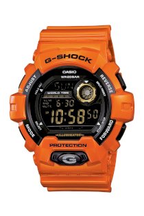 Đồng hồ G-Shock Watch, Men's Digital Orange Resin Strap 46mm GR8900A-4
